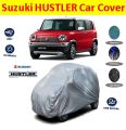 Get Suzuki Hustler Car Top Cover in Black & Silver - High-Performance UV Protection. 
