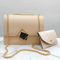 Hand bags for girls pack of 2 piece set with stylish long chain. 