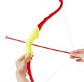 Bow And Arrow Archery Teer Kaman Playset Toy with Mini Stand for Kids - Multicolour. 