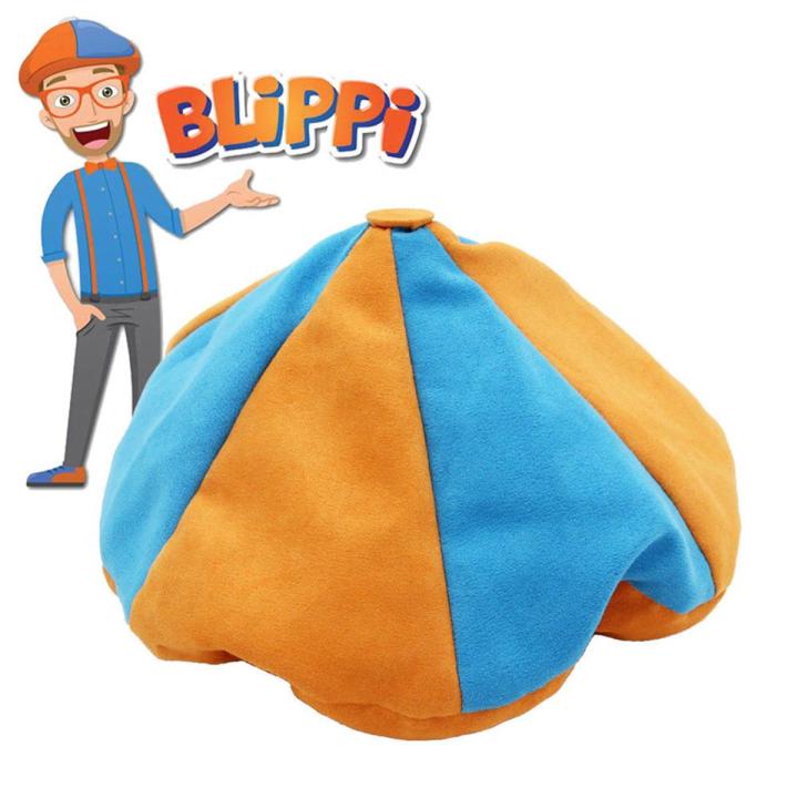 TV Show Blippi Hat Unisex Children KidsBoys Girls Hats Teenagers Blippi Cap Cosplay Prop Caps Costume