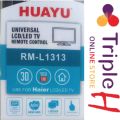 Haier_ LCD/LED Universal Remote Control Original Huayu RM-L1313 With Social Buttons Replecement of Original Haier_ Smart LCD/LED Tv Remote Soft Press Buttons | Triple H. 