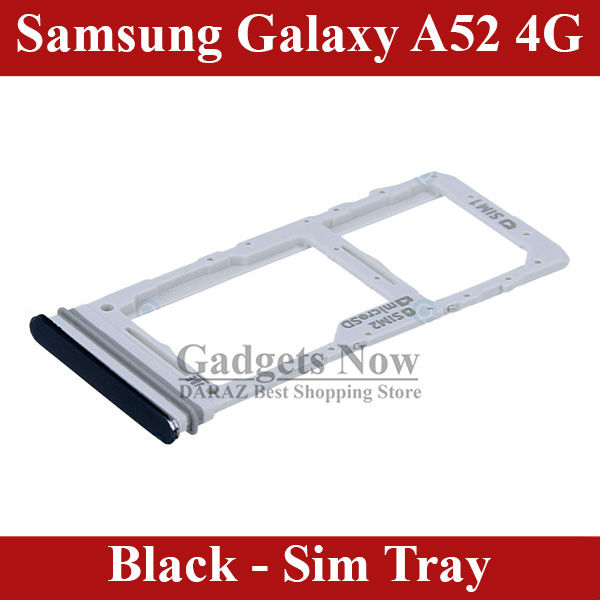 Samsung%20Galaxy%20A52%204G%20SIM%20Tray%20Sim%20Jacket%20Sim%20Slot%20Sim%20Door%20For%20Samsung%20Galaxy%20A52%204G%20-%20Black%20-%20Image%203