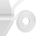 5 Meter White Car Door Edge Guards U Shaped Edge Trim Rubber Seal Protector Door Edge Protection Fit For Most Cars. 