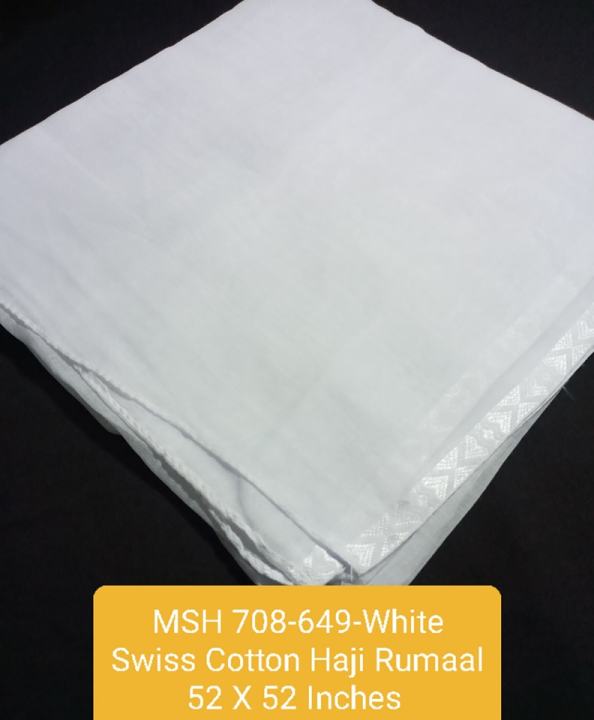 Westside Rumaal Big Size White Color China Cotton Gents Safa Rumaal For Hajis To Use On ...