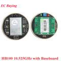HB100 Microwave Doppler Radar Sensor 10.525GHz 24G Human Body Induction Switch Module For Arduino Wireless Motion Detector RCWL-. 