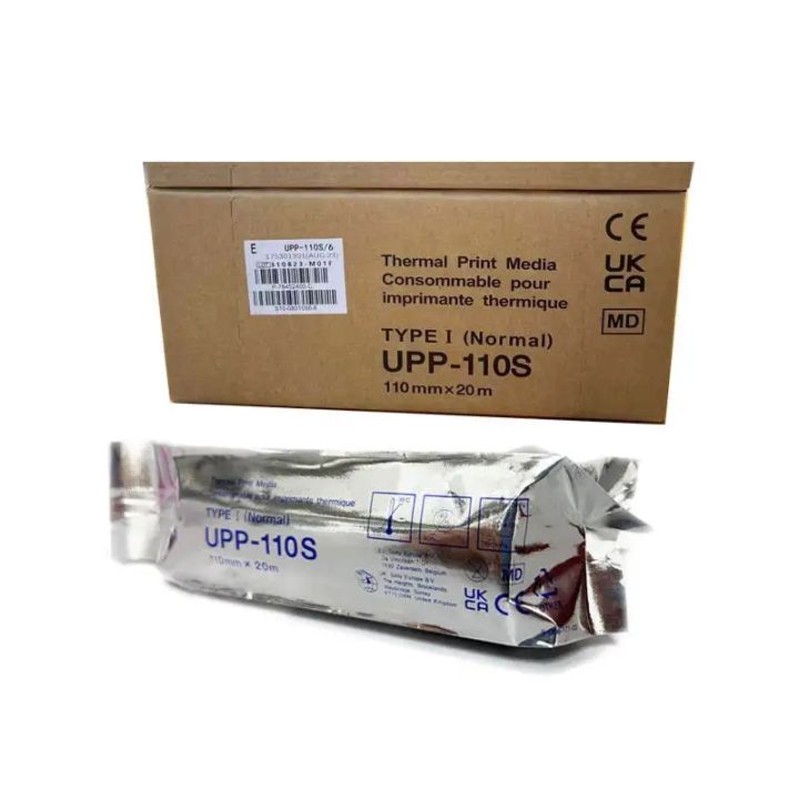 Rouleaux Noir Et Blanc échographie Rouleaux Thermiques Pour Imprimante Échographique Sony - UPP-110S Compatible - 110mm X 20m Fourniture Imprimante Sony