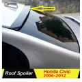 Honda Civic 2006-2012 Reborn Roof Spoiler (Black). 