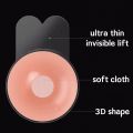 1 Pair Rabbit Ears Lift Up Bra Sticker Silicone Invisible Bras Cover Adhesive Petals Pads Washable Reusable bra Patch Summer Women Lingerie. 