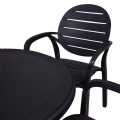 (Pack of 04 Chairs with Table) SAAB SP-675 New Full Plastic Indoor and Outdoor Spectrum Patti Chair With Table. 
