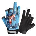 [HOT] Fishing Men's Gloves Women Waterproof Three Finger Cut Anti-Slip Angling Cycling Fishing Lures Barb Protection Catch Fish Gloves. 