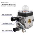 Carburetor for STIHL FS55 FS55R FS38 FS45 FS46 KM55 HL45 FS45L FS45C FS46C FS55C FS55RC String Trimmer Eater. 