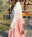 KK Hijab | 3 layers khimar abeera with extra | Preium Quality best stuff eith extra naqab | Also eyes covering optional. 