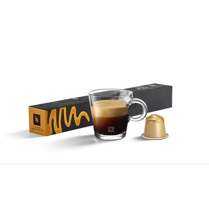Nespresso Caramel Crème Brulee coffee - 10 capsules Per Pack