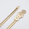 Metal Curtain Tiebacks Leaf Shape Adjustable Drapery Holders. 