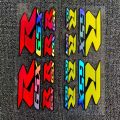 Japanese JDM AKRAPOVIC MOTUL Brembo GoPro Vinyl Holographic Sticker For Motorcycle Stickers And Decals Waterproof. 