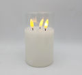 LED CANDLE WITH 3 LID FLAMELESS BATTERY OPERATED LED CANDLE. 