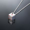 Vnox Men's Cool Cube Dice Style Stainless Steel Male Lucky S For Him Jewelry. 
