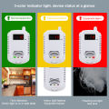 YAGO Home Standalone Plug-In Flammable Gas Detector LPG LNG Coal Natural Gas Leak Alarm Sensor Voice Warning Alarm Sensor. 
