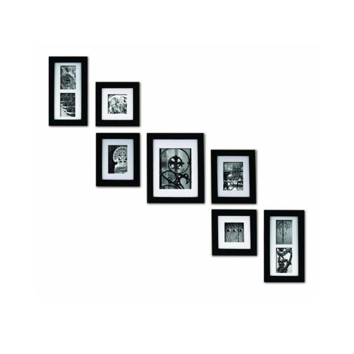 Set of 7 Picture Frames - Perfect for Stairs