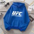 Ufc Fleece Full Sleeves Pull Over Hoodie For Men. 