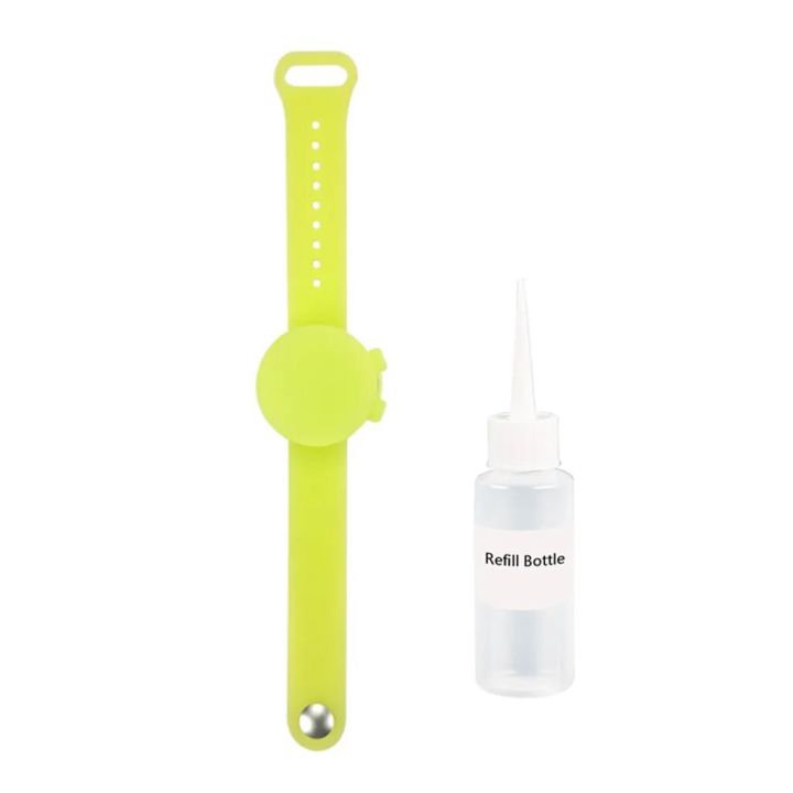 Wrist Hand Sanitizer Dispenser Wearable Hand Sanitizer Dispensing Portable Bracelet Silicone Squeezy Wristband Hand Dispenser#20