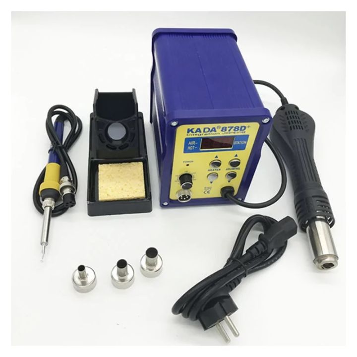 Kada 878D plus 2in1 Rework Station plus Hot Air Gun with Soldering Iron