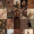 20 Brown  aesthetic photo cards 4x6 inches latest photocards of your choice for wall decor. 