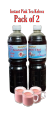 Instant Pink Tea Kehwa / noon tea qehwa - Kashmiri Chaye Kehwa - Ready in 5 mins - Pack of 2 bottles. 