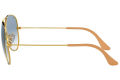 Ray-Ban Aviator Metal Gold Frame Light Blue Gradient Lenses-RB3025-001/3F-55. 