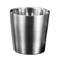 175ml/300ml Coffee Cup Double Layer Non-slip Heat Insulation Stainless Steel Metal   Cup for Beverage. 