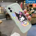 dienya For Xiaomi Redmi Note 8 Note 8T Case Cartoon Kuromi New Design Colorful Pattern Lovely Cream Wave Border Shockproof Phone Cases Creative Camera Clear Casing Simple Protective Cover. 