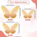 20Piece 3D Butterfly Decoration Big Butterfly Wall Decorations Set ,3 Size. 