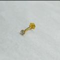 Get the Pure 22 Karat Gold Nose Pin/Kokka/Koka/Nose Ring/Nathli/Nathni with 1 Stone for Ladies/Womens/Girls. 