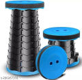 Telescopic Stool Collapsible Folding Lightweight Retractable Foldable Chair For Camping Traveling Trekking - Zumre Trade. 