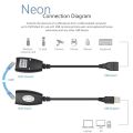 USB Extender over CAT5E or CAT6 Connection up to 150ft. 