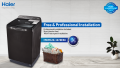 HWM 120-1678ES8 - Haier - 12kg - Fully Automatic - Top Load Washing Machine - 3D Wash Technology - Pillow Drum - Memory Backup -10 Years Brand Warranty. 