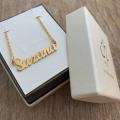Name Necklace Personalized 18K Gold Plated Custom Made Design Customized Pendant For Her/Him, Gift for Both, New Arrival & Trending Occasion Surprise. 