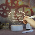 Note Board Creative Led Night Light USB Message Board Holiday Light With Pen Gift For Children Girlfriend Decoration Night Lamp. 