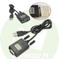 USB to RS232 / USB to Serial Adapter with PL2303 Chip DB9 Cable Converter adapter. 