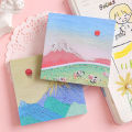 Memo Note Wide Application Bright-colored Clear Pattern Memo Notepad. 