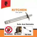 Sp Dealz Kitchen Stainless Steel  Stove Lighter Metal NO FUEL NEEDED Refillable  Lighter With One Free Refiller For Stove Oven Kitchen Cooking BBQ Fire Kitchen Lighter Electric Igniter Spark Lighter for Kitchen Cooking. 