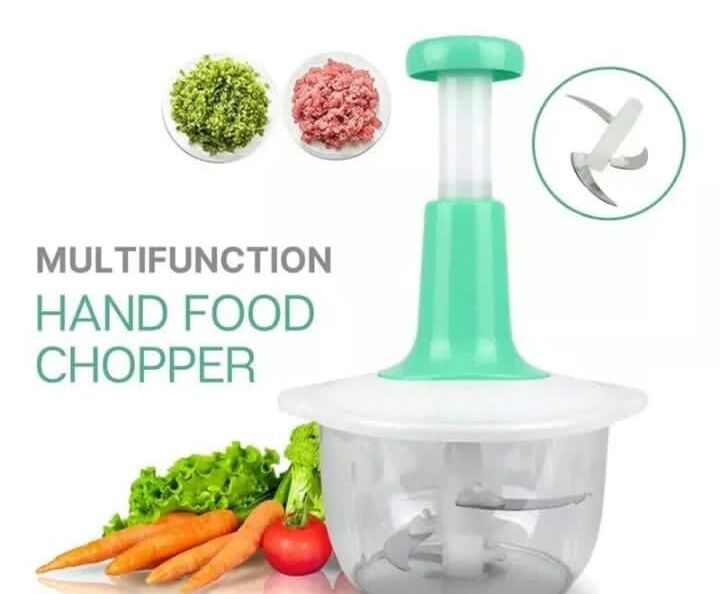 MultiFunction Hand Plastic Chopper 2000 ML vegetable chopper, manual