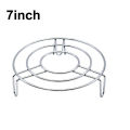 Stand - Pan Stand - Stainless Steel Pan Stand - Heat Resistant Hot Pot And Pan Stand (Round Shape). 