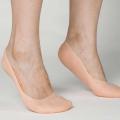 1 Pair Unisex Reusable Silicone Gel Socks Feet Moisturizing  Breathable Elastic Heel Cracked Protector Socks- Foot Skin Care Tools. 