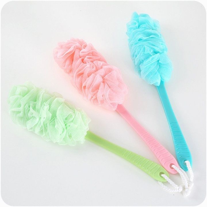 Back Scrubber For Shower, Anti-Slip Long Handle Bath Sponge Shower ...