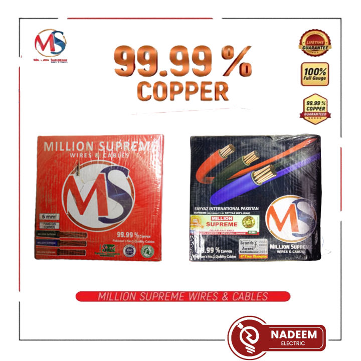 MILLION SUPREME  WIRE 7/44 (6MM) 100% COPPER