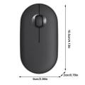 Optical Tracking Mouse 4G High Precision Cobbl Wireless Bluetooth Mouse M350 for Logitech Pebblestone Wireless 2. Suitable for Windows. 