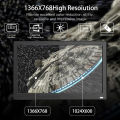 13.3 inch Small PC Monitor Mini Monitor HDMI Monitor 1366x768 LED Monitor with HDMI VGA AV BNC USB Intput, for Fire Stick Computer Xbox Ras pi, Kitchen Monitor, Built-in Speaker. 