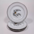 Vintage Narumi "Silver Pine" Plate 5.5 Inch Diameter Approximately. 
