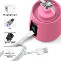 EXORT USB Rechargeable Juicer Blender 6 Blades Electric Blender Mini Portable Personal Size Juicer Cup USB Rechargeable Mixer 380ml Food Grade Water Bottle Portable Fruit Juicer Machine. 